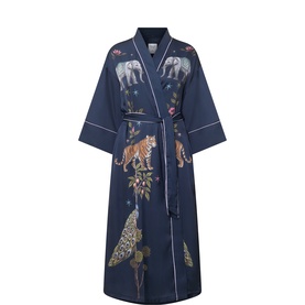 Twilight Safari Satin Robe