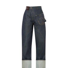Twisted Wide Leg Trousers