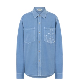 Anchor Logo Denim Shirt