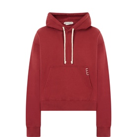 Contrast Stitch Logo Hoodie