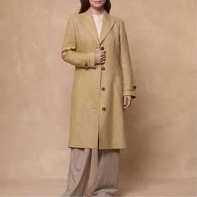 Rosie Irish Tumbled Linen Coat