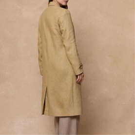 Rosie Irish Tumbled Linen Coat