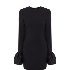 Frill Cuff Mini Dress
