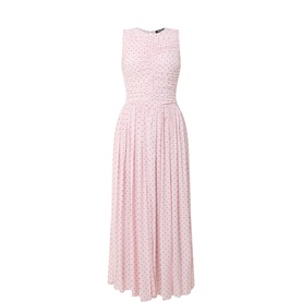 Ruched Floral Dress