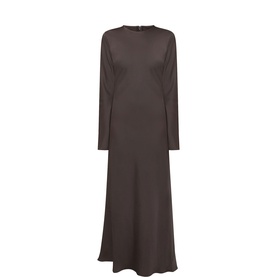 Satin Flared Dress