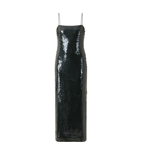 Sequin Slip Gown Dress