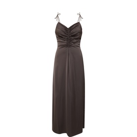 Ruched Slip Dress