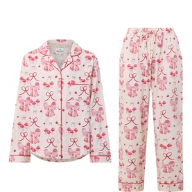 Bow Long Pyjama Set