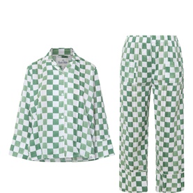 Gingham Seersucker Pyjama Set