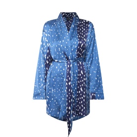 Midnight Fawn Belted Robe