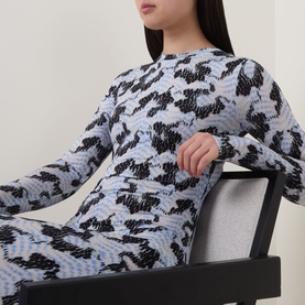 Amari Printed Jersey Dress