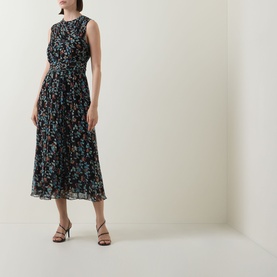 Celestina Silk Floral Dress