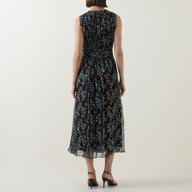 Celestina Silk Floral Dress