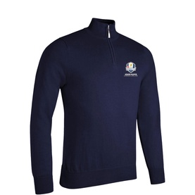 Devon Ryder Cup 27 Logo Quarter-Zip Sweater