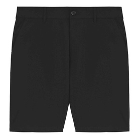 Lyle & Scott Golf shorts in Jet Black, flat-front chino style with side pockets and button fastening