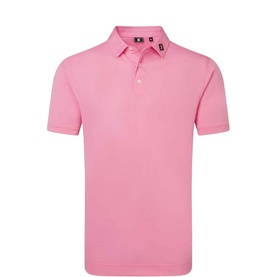 Stretch Pique Solid Polo Shirt
