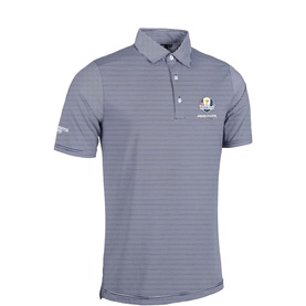 Torrance Ryder Cup 27 Striped Logo Polo Shirt