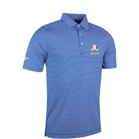 Torrance Ryder Cup 27 Striped Logo Polo Shirt