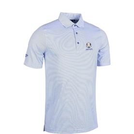 Torrance Ryder Cup 27 Striped Logo Polo Shirt
