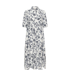 Amina Floral Shirt Dress