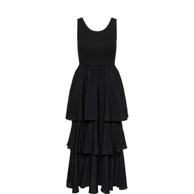 Eri Tiered Flared Dress