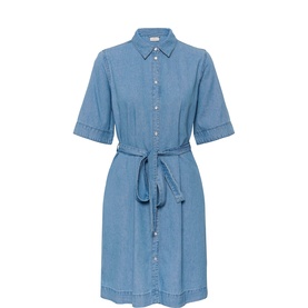 Jade Mini Denim Shirt Dress