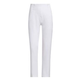 Adidas Golf women's white slim-fit trousers with elasticated waistband and tapered leg