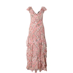 Ambika Butterfly Paisley Dress