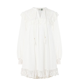 Inez Embroidered Mini Dress