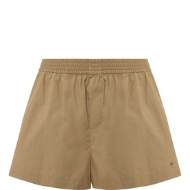 Morales High-Rise Logo Shorts