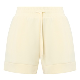 Varley shorts in Anise Flower, relaxed fit with elasticated drawstring waist and wide cuffed hem