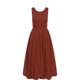 Kirsten Gathered Flared Dress