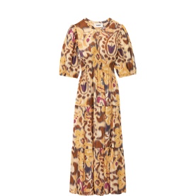 Madelia Printed Flared Dress