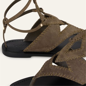 Capri Suede Flat Sandals