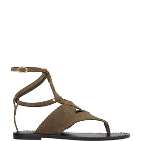 Capri Suede Flat Sandals