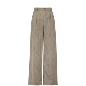 Luna Striped Wide Leg Trousers