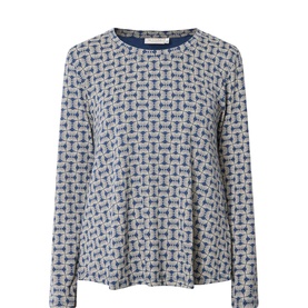 Badisna Printed Long-Sleeved Top