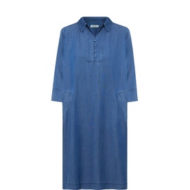 Nahlia Denim Flared Dress