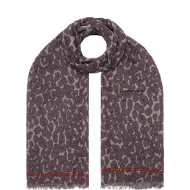 Anea Leopard Print Scarf