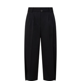 Peponi Straight-Leg Cropped Trousers