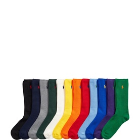 12-Pack Polo Player Logo Sock Gift Set