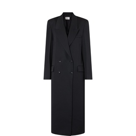 Double-Breasted Tailored Coat