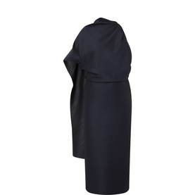 Cape Pencil Dress