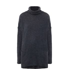 Longline Turtleneck Sweater