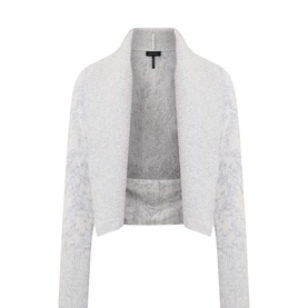 Jacquard Shawl Cardigan
