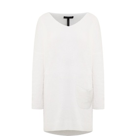 Patch Pocket Tunic Sweater