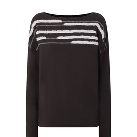 Geometric Striped Sweater