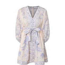 Indra Plunge Mini Dress