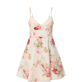 Roselight Rose Floral Mini Dress