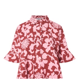 Jaylee Ruffle Peplum Blouse